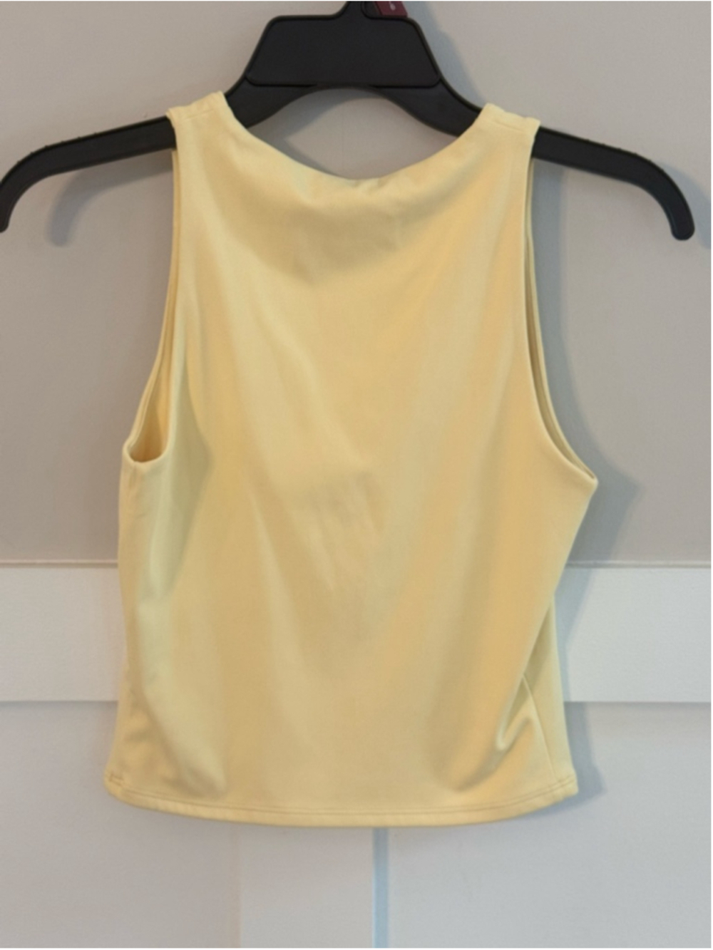 Colorfulkoala Butter Yellow Athletic Tank Top Women's XS Pilates Yoga Athleisure - Picture 3 of 3